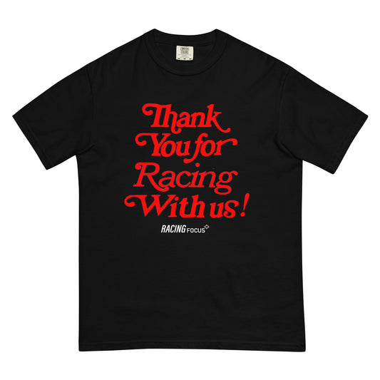 Thank You For Racing With Us Shirt - Black