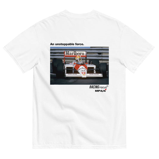 McLaren MP4/4 "Unstoppable Force" tee - White