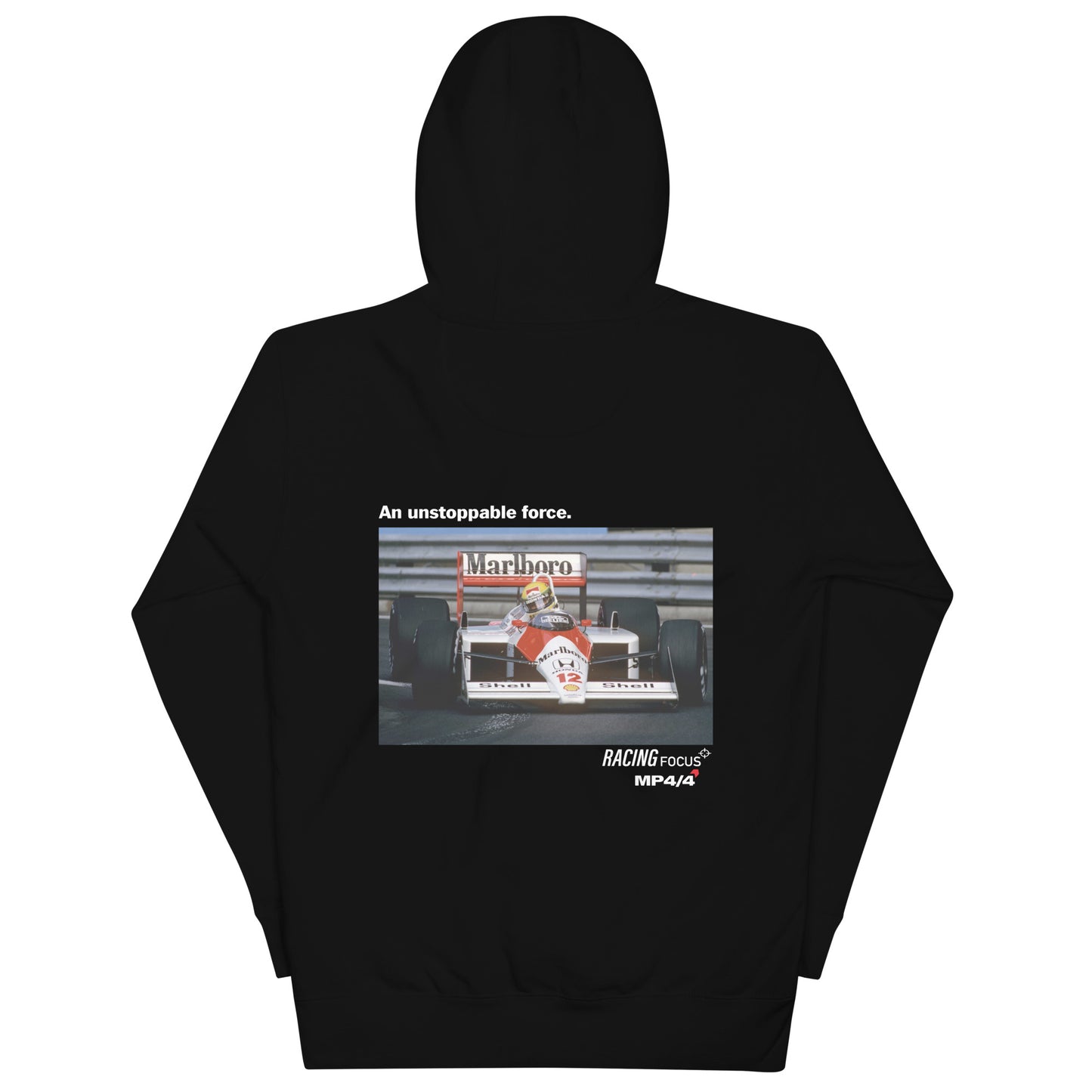 McLaren MP4/4 "Unstoppable Force" hoodie - Black